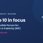 MPCA International - Article 10 and the Responsible Person for Information and Publicity (RIP) in Belgium