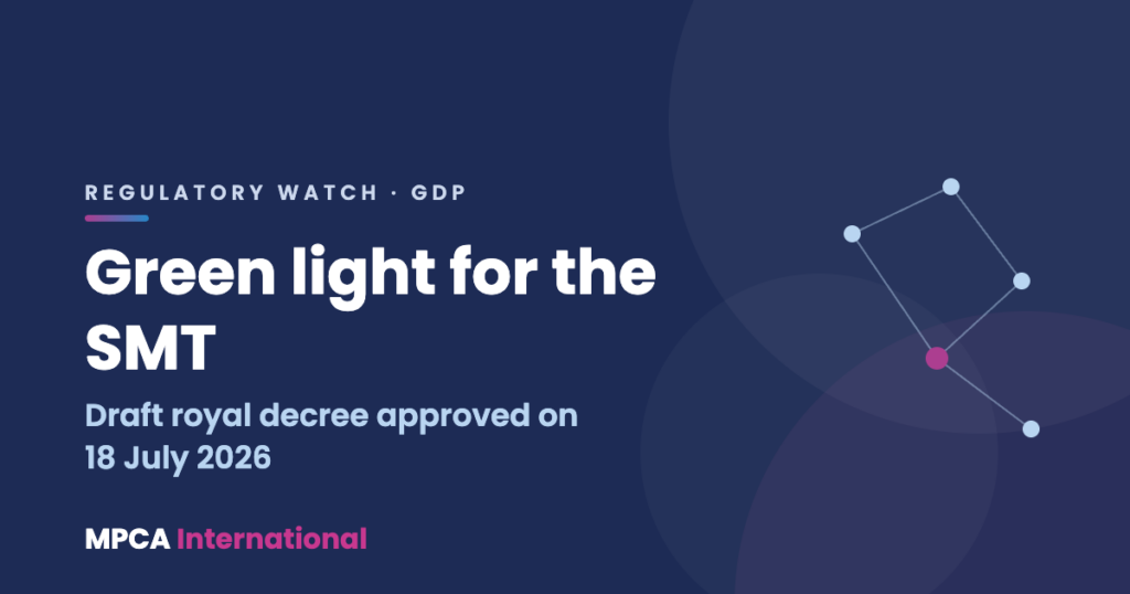 Stock Monitoring Tool: draft royal decree approved on 18 July 2026